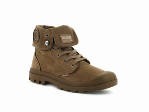 Palladium Férfi Katonai Bakancs - Pampa Baggy Nubuck Barna | 025IPZRYV